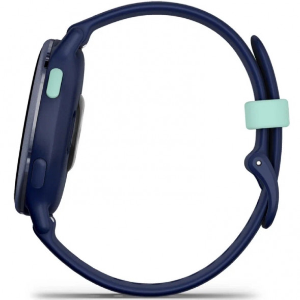 Умные часы Garmin Vivoactive 5, синие с металлически-синим безелем и силиконовым ремешком 010-02862-12 в Подольске