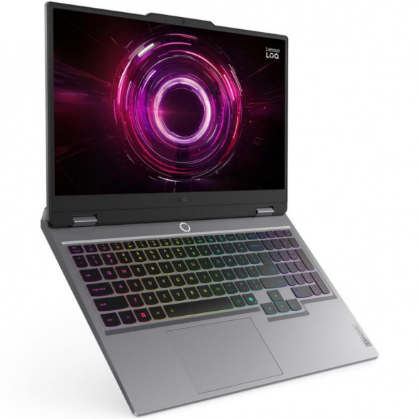 Ноутбук Lenovo LOQ 15AHP10 (83JG003DPB) (15.6&amp;quot;,  IPS, AMD Ryzen 5 220, 6 ядер, 16 ГБ DDR5, SSD 512 ГБ, NVIDIA GeForce RTX 5050 - 8 ГБ, без ОС), серый в Подольске