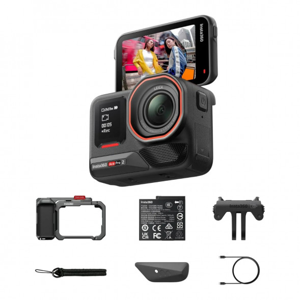 Экшн-камера Insta360 Ace Pro 2 Single Battery Xplorer Bundle, Gray в Подольске
