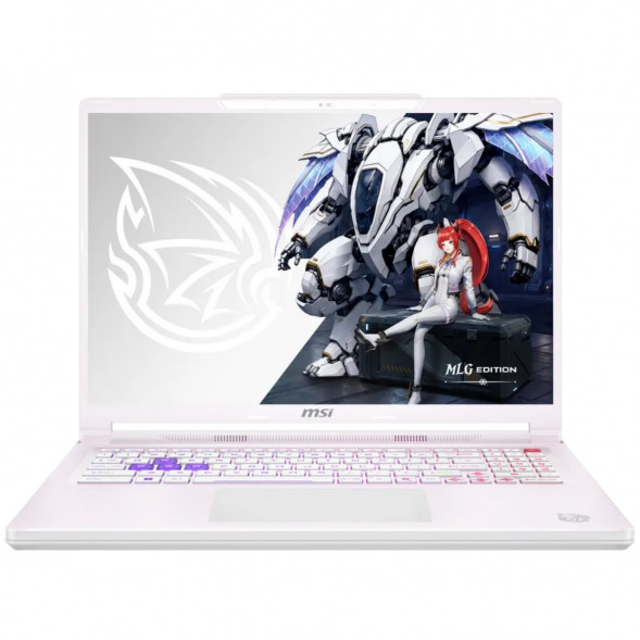 Ноутбук MSI Crosshair A16 HX MLG Edition E8WGXK-089XRUY (16&amp;quot;, IPS, AMD Ryzen 9 8940HX 2.4ГГц, 16 ядер, 16ГБ DDR5, 1ТБ SSD, NVIDIA GeForce RTX 5070 - 12 ГБ, без ОС), белый в Подольске
