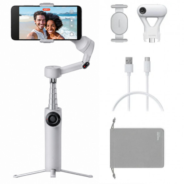 Стабилизатор Insta360 Flow 2 AI Tracker Bundle, Stone Gray в Подольске