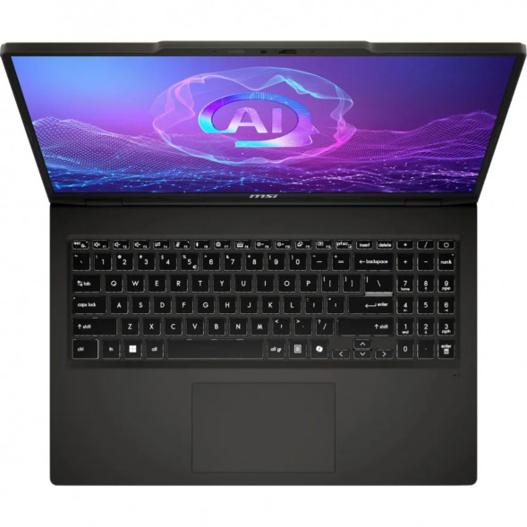 Ноутбук MSI VenturePro 16 AI A2HVEG-033XRU (16&amp;quot;, OLED, Intel Core Ultra 7 255H 2ГГц, 16 ядер, 16ГБ DDR5, 1ТБ SSD, NVIDIA GeForce RTX 4050 - 6 ГБ, FreeDOS), серый в Подольске