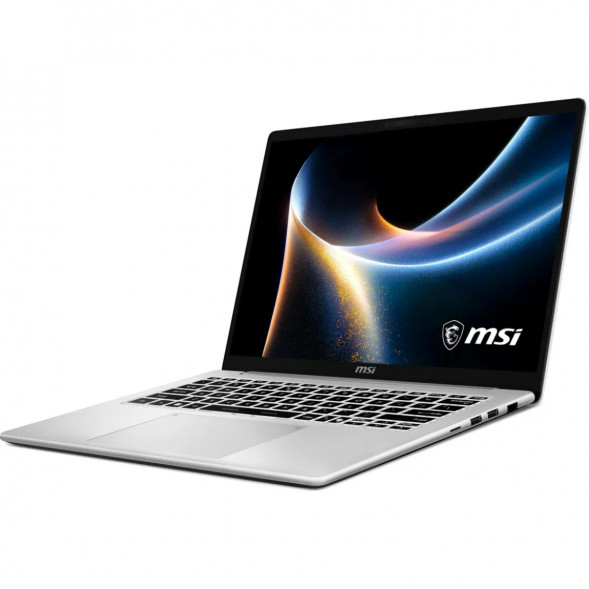 Ноутбук MSI Modern 14S AI+ G3MG-011XRU (14&amp;quot;, OLED, Intel Core Ultra 5 322 2.5ГГц, 6 ядер, 16ГБ DDR5, 512ГБ SSD, Intel Graphics, без ОС), серебристый в Подольске
