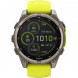 Умные часы Garmin Fenix 8, 51 мм, Solar, Sapphire Titanium with AMP Yellow/Graphite Silicone Band 010-02907-20 в Подольске