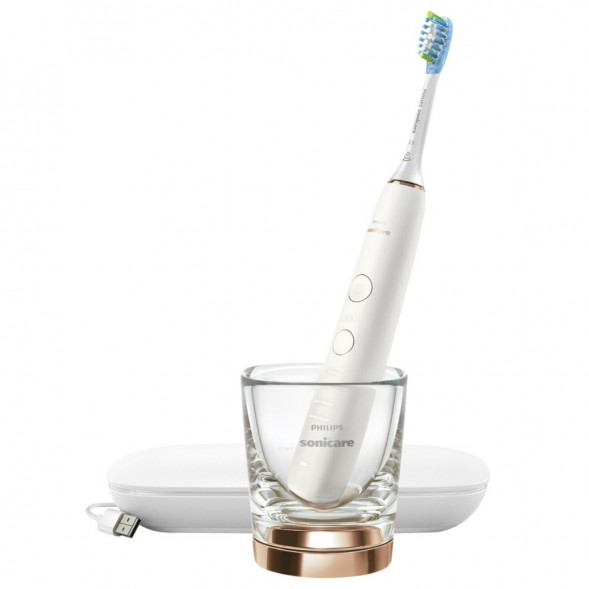 Электрическая зубная щетка Philips Sonicare 9000 Diamond Clean, белый в Подольске