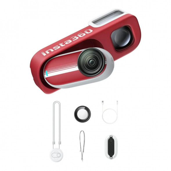 Экшн-камера Insta360 Go 3S Retro Bundle Special Edition 64ГБ, Red в Подольске