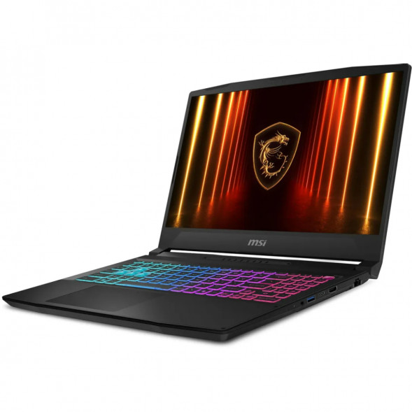 Ноутбук MSI Katana 15 HX B14WFK-1073XRU (15.6&amp;quot;, IPS, Intel Core i7-14650HX 2.2ГГц, 16 ядер, 16ГБ DDR5, 512ГБ SSD, NVIDIA GeForce RTX 5060 - 8 ГБ, без ОС), черный в Подольске
