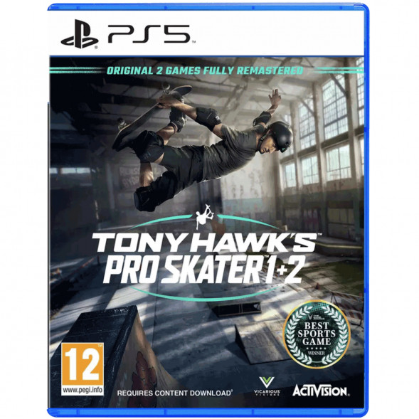 Игра Tony Hawk&amp;#039;s Pro Skater 1+2 [PS5, английская версия] в Подольске